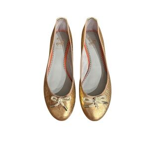 Circus by Sam Edelman Metallic Gold Flats Size 8.5